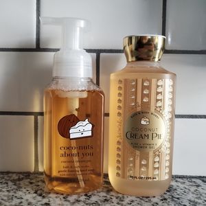 Bath & Body Works Coconut Cream Pie Duo